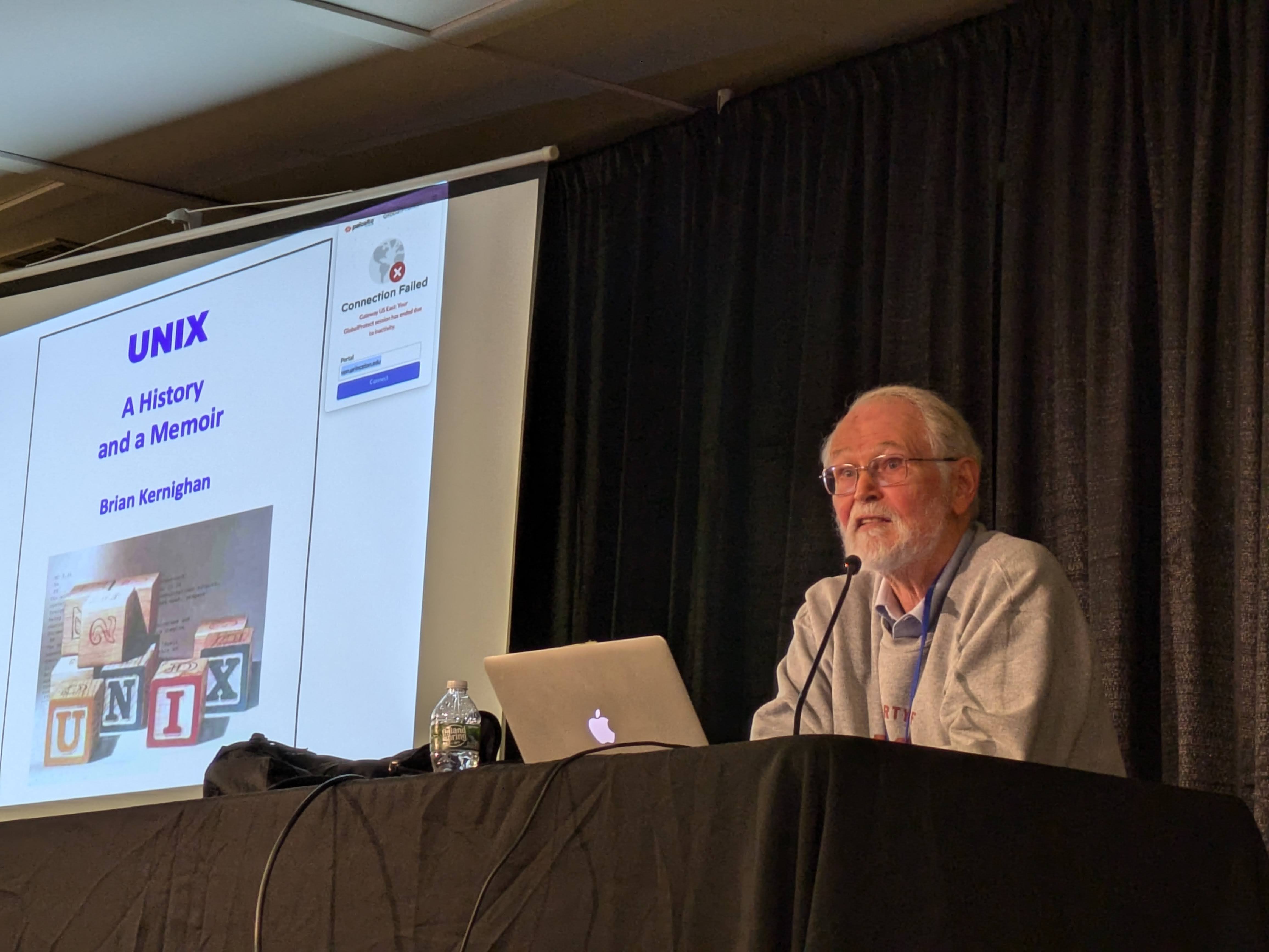 Brian Kernighan: Bell Labs, co-author of K&R C and much else