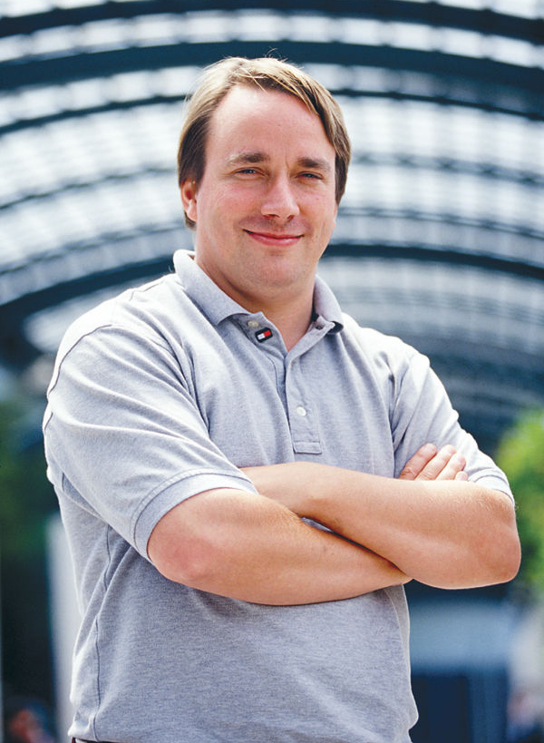 Linus Torvalds, creator of Linux and Git