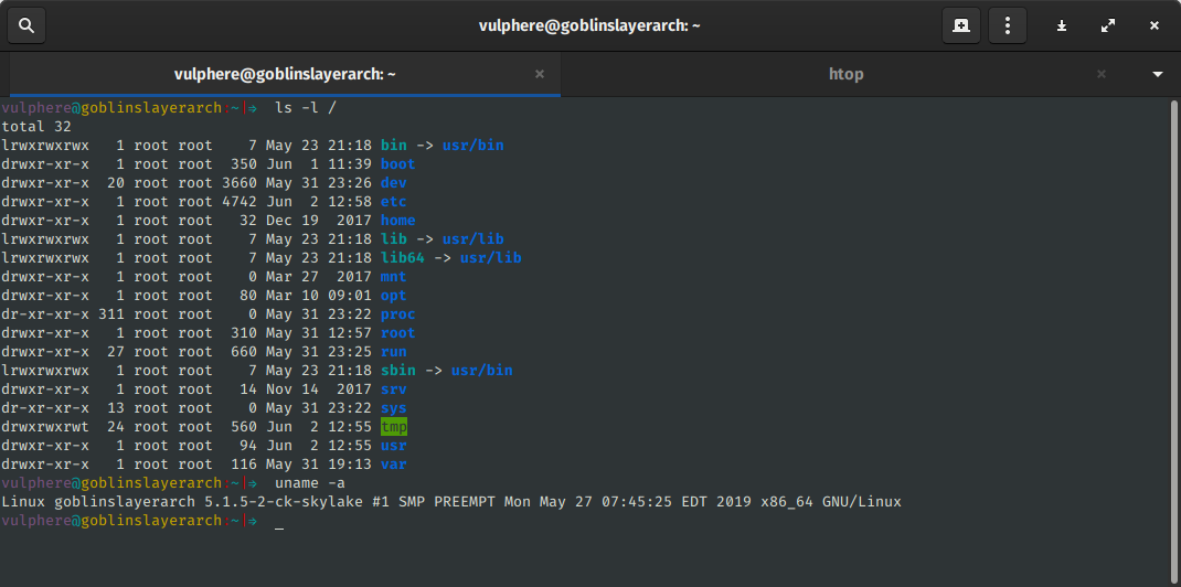 GNOME Terminal screenshot