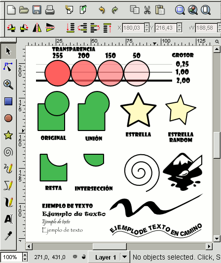 Inkscape screenshot