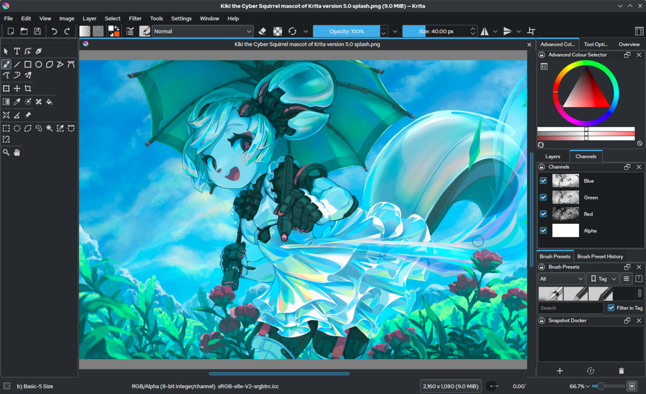 Krita screenshot