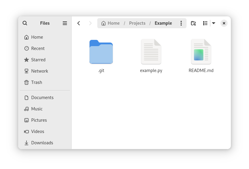 GNOME Files (Nautilus) screenshot