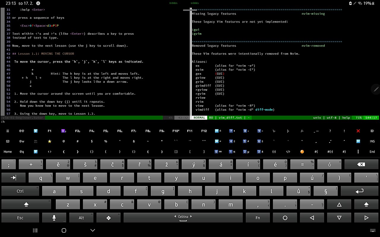 Neovim screenshot